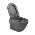 INVENA TAVRO miska WC wisząca z deską wolnoopadająca szara