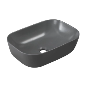 INVENA VITORIA umywalka nablatowa 45,5 cm szara