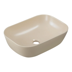 INVENA VITORIA umywalka nablatowa 45,5 cm cappuccino