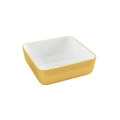INVENA MALAGA umywalka nablatowa 39 cm biało/złota