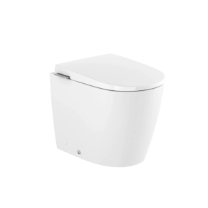ROCA AVANT Miska WC stojąca ze zintegrowanym zbiornikiem zewnętrzne podłączenie wody In-Tank® Supraglaze