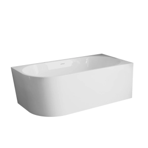 INVENA ASTRI wanna narożna 160 x 80 cm prawostronna biała