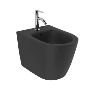 KLUDI RESA R bidet wiszący owalny czarny mat