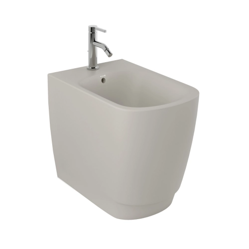 KLUDI RESA S bidet stojący kwadratowy jasny szary mat