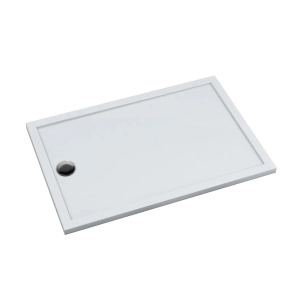 SCHEDLINE SHARPER brodzik prostokątny 70x100 cm akrylowy biały