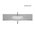 ROCA GAP umywalka podblatowa owalna 55 cm, supraglaze