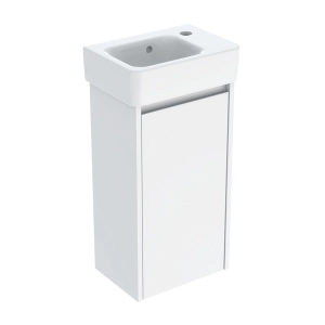 GEBERIT SELNOVA SQUARE zestaw umywalka z szafką 36 cm biały
