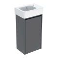 GEBERIT SELNOVA SQUARE zestaw umywalka z szafką 36 cm lava