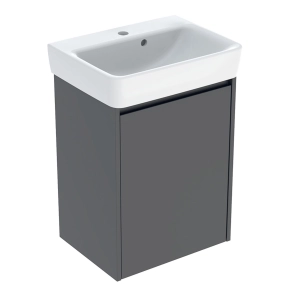 GEBERIT SELNOVA SQUARE zestaw umywalka z szafką 50 cm lava