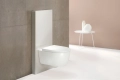 Toaleta Geberit iCon w łazience z modułem sanitarnym