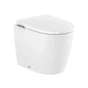 ROCA AVANT-E miska wc stojąca z zbiornikiem In-Tank® i deską wolnoopadającą biała