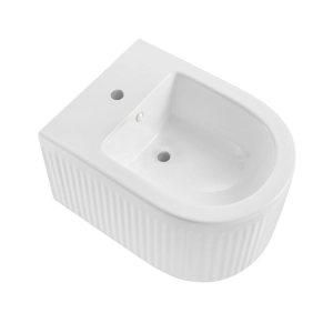 INVENA GLAMOUR bidet wiszący okrągły biały