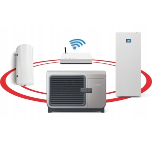 GALMET AIRMAX3 -7GT (2-9kW) kompletny zestaw z pompą ciepła Airmax3, szafa hydrauliczna OneBox, bufor 100SG(B), Smart Home Sinum Lite