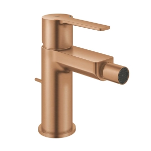 GROHE LINEARE bateria bidetowa stojąca z zestawem odpływowym Pop-up brushed warm sunset