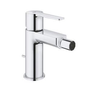 GROHE LINEARE bateria bidetowa stojąca z zestawem odpływowym Pop-up chrom