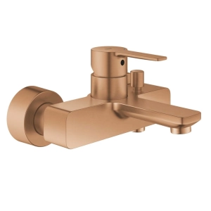 GROHE LINEARE bateria wannowo - prysznicowa ścienna brushed warm sunset