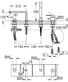 GROHE LINEARE bateria wannowo- prysznicowa nawannowa brushed hard graphite