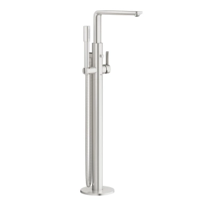 GROHE LINEARE bateria wannowa wolnostojąca stal szczotkowana