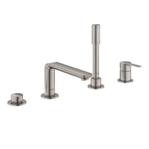 GROHE LINEARE bateria wannowo- prysznicowa nawannowa stal szczotkowana