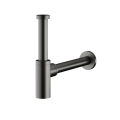 KFA syfon umywalkowy butelkowy gun metal grey