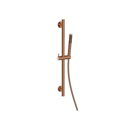 VALVEX ROUND zestaw natryskowy przesówny satin copper