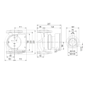 GRUNDFOS MAGNA1 Pompa obiegowa 32-100 F 220 230 V