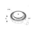 BONIMINI SAVOISIENNE syfon brodzikowy niski 45mm fi90