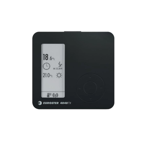 EUROSTER 4040TXC6B bezprzewodowy, tygodniowy regulator temperatury współpracujący z listwą C6RX 