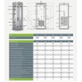 JOULE HEAT PUMP 200L stal nierdzewna z wężownicą o powiększonej powierzchni 