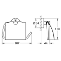GROHE Essentials uchwyt na papier toaletowy chrom 