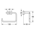GROHE Essentials uchwyt na papier toaletowy chrom 