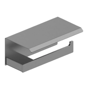 KFA uchwyt na papier toaletowy z półką gun metal grey