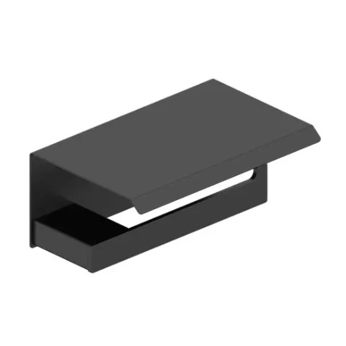 KFA uchwyt na papier toaletowy z półką black matt