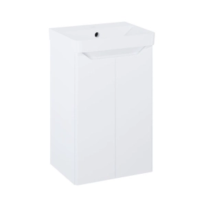 ELITA HELO COMPACT zestaw szafka z umywalką 40 cm 2D White Matt 