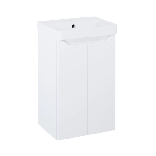 ELITA HELO COMPACT komplet szafka z umywalką 40 cm 2D white matt