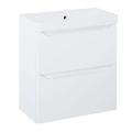 ELITA HELO COMPACT komplet szafka z umywalką 60 cm 2S white HG
