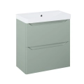 ELITA HELO COMPACT komplet szafka z umywalką 60 cm 2S sage matt
