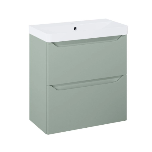 ELITA HELO COMPACT komplet szafka z umywalką 60 cm 2S sage matt