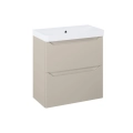 ELITA HELO COMPACT komplet szafka z umywalką 60 cm 2S fume matt