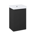 ELITA HELO COMPACT komplet szafka z umywalką 40 cm 2D black matt