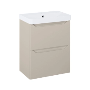 ELITA HELO COMPACT zestaw szafka z umywalką 50 cm 2S Fume Matt