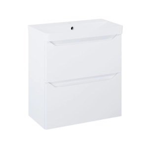 ELITA HELO COMPACT zestaw szafka z umywalką 60 cm 2S White Matt 