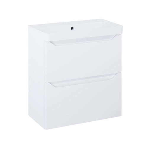 ELITA HELO COMPACT zestaw szafka z umywalką 60 cm 2S White Matt 