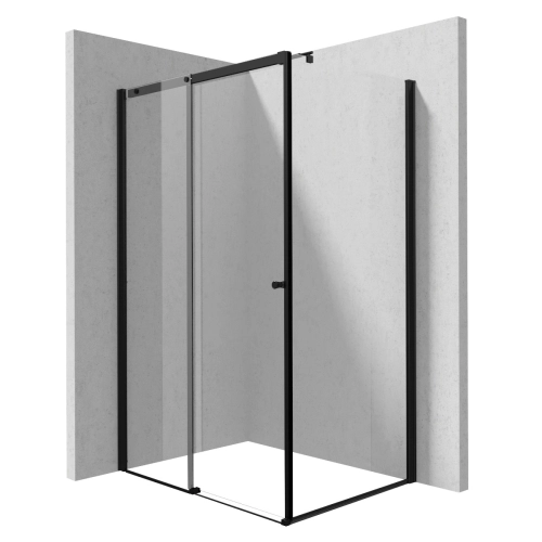  DEANTE KERRIA PLUS kabina prysznicowa 120x80 cm prostokątna profil nero szkło transparentne