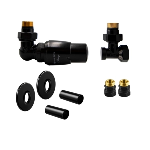 VARIO TERM MASTER ALL IN ONE zestaw termostatyczny CU osiowy lewy czarny mat