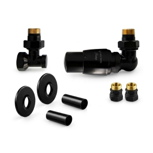 VARIO TERM MASTER ALL IN ONE zestaw termostatyczny CU osiowy prawy czarny mat