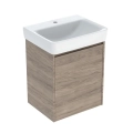 GEBERIT SELNOVA SQUARE zestaw umywalka z szafką 55 cm orzech hickory