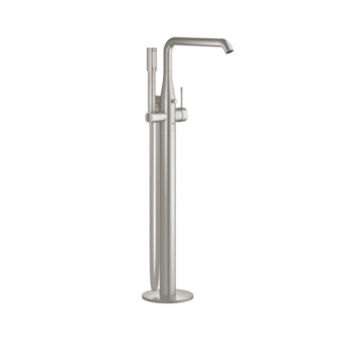 GROHE ESSENCE jednouchwytowa bateria wannowa wolnostojąca supersteel