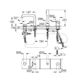 GROHE ESSENCE bateria wannowa supersteel 
