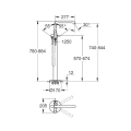 GROHE ESSENCE bateria wannowa warm sunset 